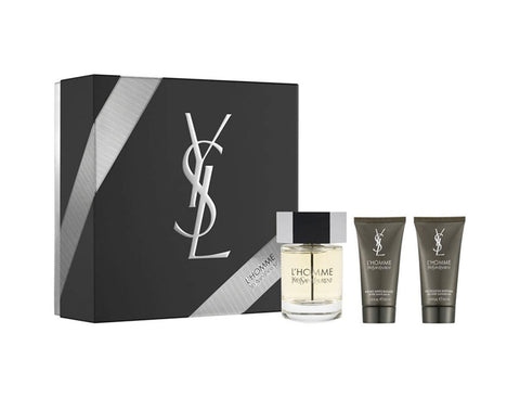 YSL L Homme Edt Spray 100ml Giftset 3 Pieces - PerfumezDirect®