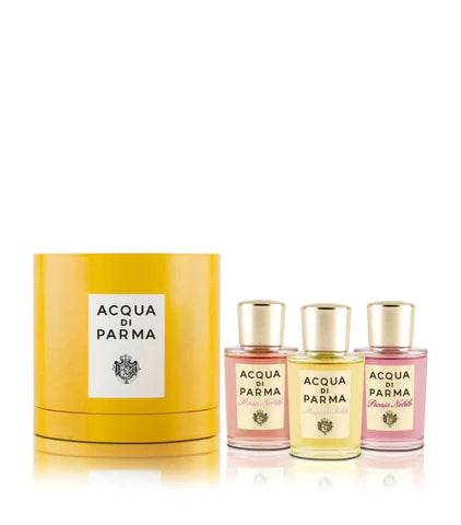 Acqua di Parma Le Nobili Gift Set 20ml Magnolia Nobile EDP + 20ml Rosa Nobile EDP + 20ml Peonia Nobile EDP - PerfumezDirect®