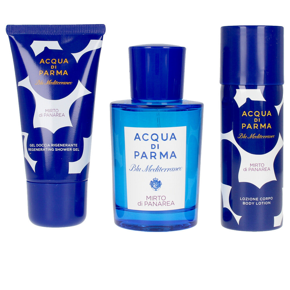 Acqua Di Parma BLU MEDITERRANEO MIRTO DI PANAREA SET 3 pz - PerfumezDirect®