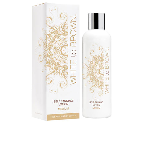 WHITE TO BROWN SELF TANNING lotion #medium 250 ml - PerfumezDirect®