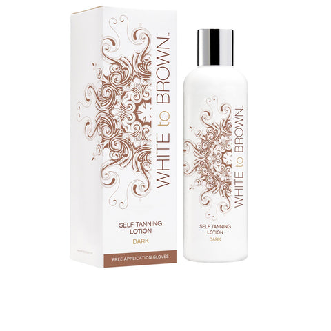 WHITE TO BROWN SELF TANNING lotion #dark 250 ml - PerfumezDirect®