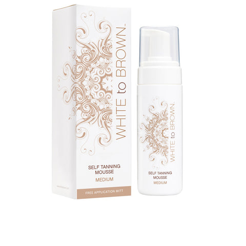 WHITE TO BROWN SELF TANNING mousse #medium 150 ml - PerfumezDirect®
