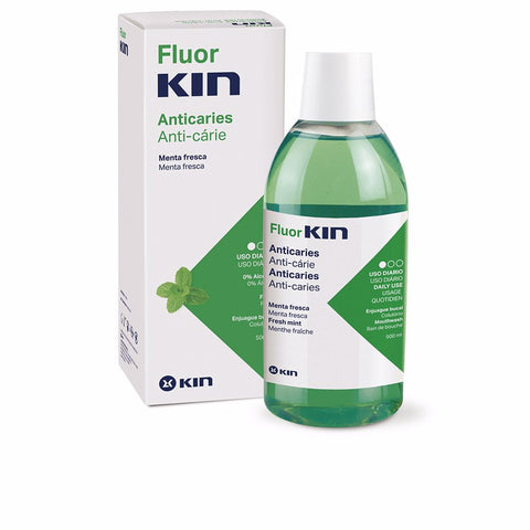 KIN FLUORKIN ANTICARIES enjuague bucal 500 ml - PerfumezDirect®