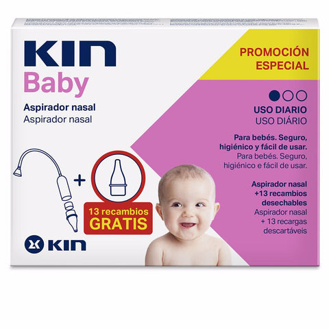 KIN KIN BABY aspirador nasal + recambio 2 u - PerfumezDirect®