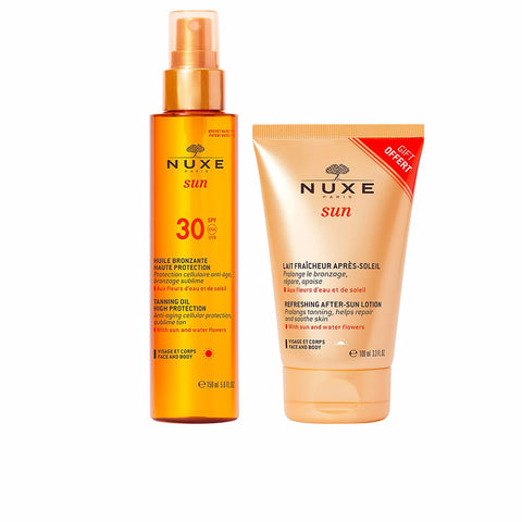 NUXE NUXE SUN HUILE BRONZANTE HAUTE PROTECTION SPF30 set 2 pz - PerfumezDirect®