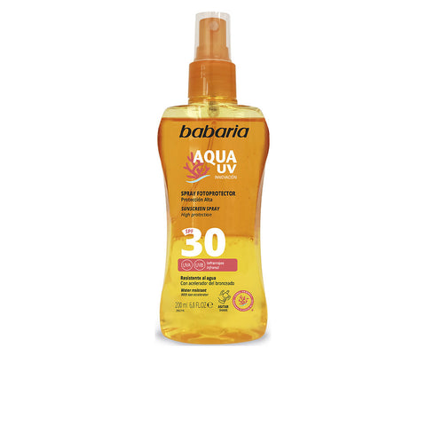 BABARIA SOLAR AQUA UV SPF30 bifásico 200 ml - PerfumezDirect®
