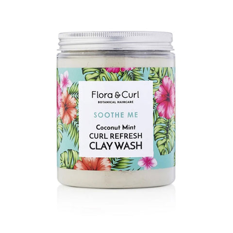 FLORA AND CURL SOOTHE ME coconut mint curl refresh clay wash 260 gr - PerfumezDirect®