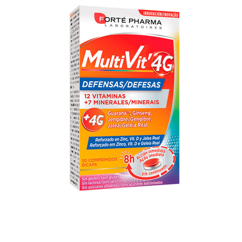 FORTÉ PHARMA  MULTIVIT 4G defensas 30 comprimidos - PerfumezDirect®