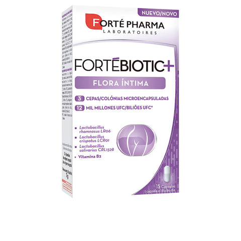 FORTÉ PHARMA  FORTEBIOTIC flora íntima 15 cápsulas - PerfumezDirect®