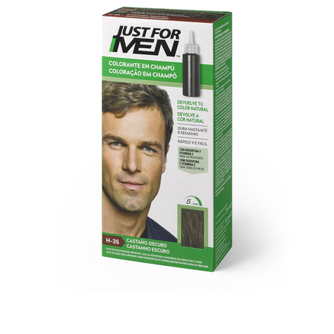 JUST FOR MEN COLORANTE en champú #oscuro 30 ml - PerfumezDirect®