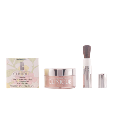 Clinique BLENDED face powder&brush #02-transparency II 35 gr - PerfumezDirect®