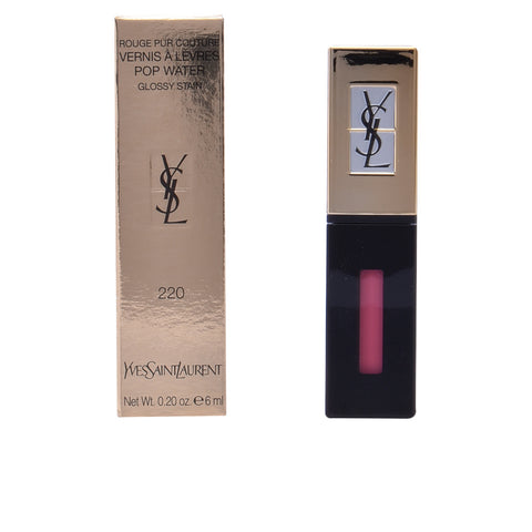 Yves Saint Laurent ROUGE PUR COUTURE POP WATER glossy stain#220-nude steam 6 ml - PerfumezDirect®