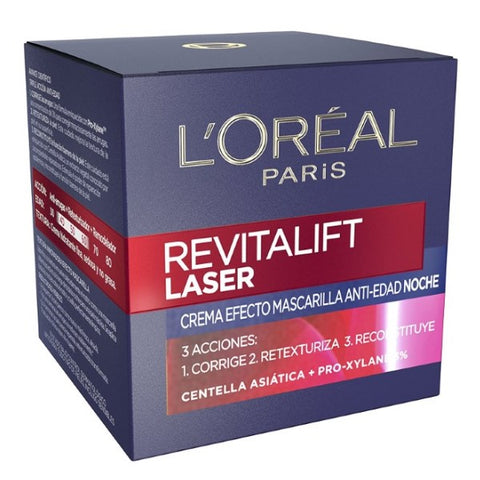 Night-time Anti-aging Cream Revitalift Laser L'Oreal Make Up (50 ml) (Refurbished A+) - PerfumezDirect®