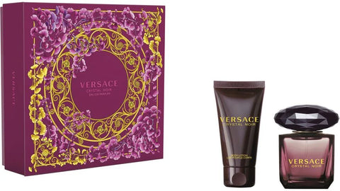 Versace Crystal Noir Gift Set 30ml EDP + 50ml Body Lotion - PerfumezDirect®